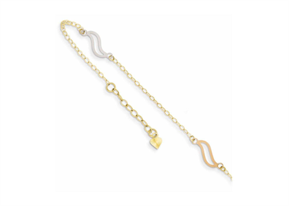 Two Tone Plated | Charm Anklets